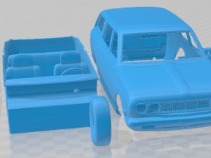 Datsun 610 180B Wagon Printable Car 3D Print Model