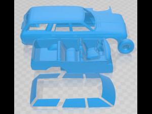 Datsun 610 180B Wagon Printable Car 3D Print Model