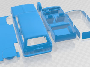 Datsun 610 180B Wagon Printable Car 3D Print Model