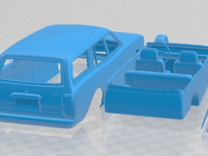 Datsun 610 180B Wagon Printable Car 3D Print Model