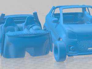Smart EQ Fortwo Cabrio 2020 Printable Car 3D Принт Модель