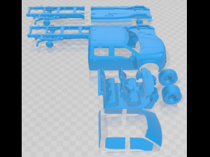 F550 Super Duty Crew Cab 2022 Printable Car 3D 프린트 모델