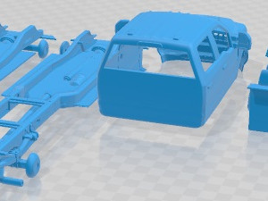 F550 Super Duty Crew Cab 2022 Printable Car 3D 프린트 모델