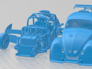 Volkswagen Fun Cup Printable Car 3D Print Model