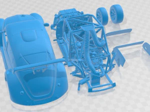 Volkswagen Fun Cup Printable Car 3D Print Model
