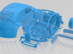 Volkswagen Fun Cup Printable Car 3D Print Model