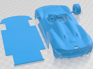 McLaren Elva Sport Hypercar Printable Car Modello di stampa 3D