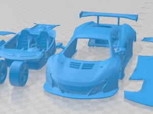 McLaren 650S GT3 2015 Printable Car 3D प्रिंट मॉडल