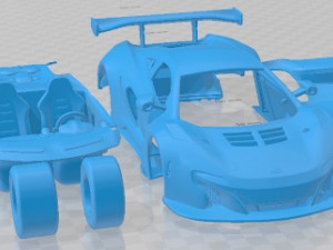 McLaren 650S GT3 2015 Printable Car 3D-printmodel