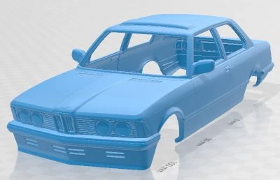 E21 320 1982 Printable Body Car 3D Print Model .c4d .max .obj .3ds .fbx .stl .blend 