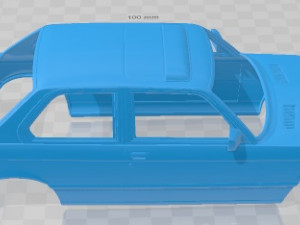 E21 320 1982 Printable Body Car Modelo de Impressão 3D