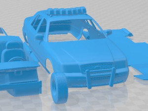 Crown Victoria Police Car 1999 Printable Car 3D Принт Модель