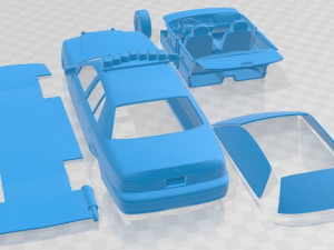 Crown Victoria Police Car 1999 Printable Car 3D Принт Модель