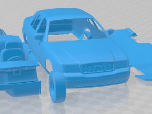 Crown Victoria 1999 Printable Car 3D Print Model