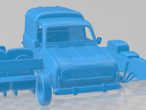 Renault 4 F4 1974 Printable Van 3D Print Model