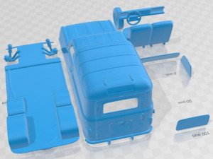 Renault 4 F4 1974 Printable Van 3D Print Model