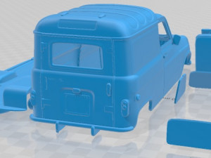 Renault 4 F4 1974 Printable Van 3D Print Model