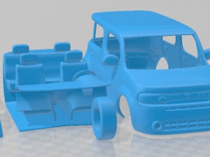 Nissan Cube 2010 Printable Car 3D-printmodel