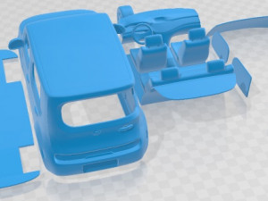 Nissan Cube 2010 Printable Car 3D-printmodel