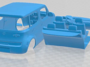 Nissan Cube 2010 Printable Car 3D Print Model