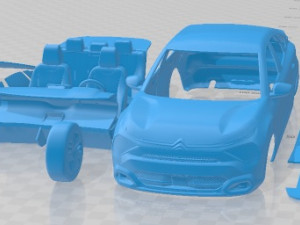 Citroen C4 2021 Printable Car Modèles 3D en vedette