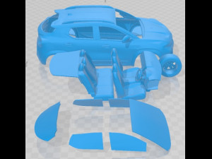Renault Kiger 2022 Printable Car 3D-printmodel
