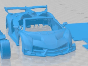 Veneno Roadster 2014 Printable Car 3D 프린트 모델