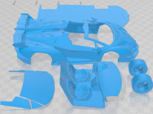 Veneno Roadster 2014 Printable Car 3D 프린트 모델