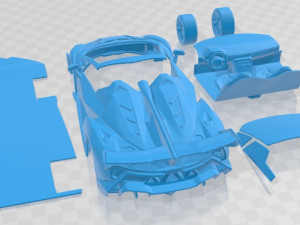 Veneno Roadster 2014 Printable Car 3D 프린트 모델