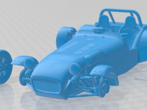 Caterham 7 Superlight R500 Printable Car 3D Baskı Modeli