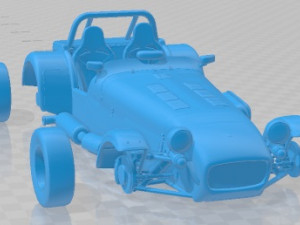 Caterham 7 Superlight R500 Printable Car 3D-Druckmodell