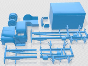 Gaz 52 Printable Truck 3D Принт Модель