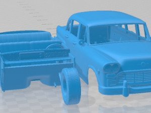 Checker Cab A8 Marathon 1966 Printable Car 3D Принт Модель