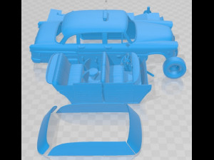 Checker Cab A8 Marathon 1966 Taxi Printable Car 3D प्रिंट मॉडल