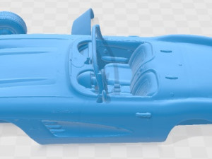 Chevrolet Corvette Coupe 1960 Printable Car 3D Принт Модель