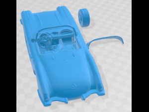 Chevrolet Corvette Coupe 1960 Printable Car 3D Принт Модель