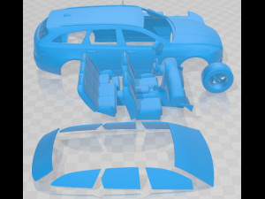 Jaguar XF Wagon 2021 Printable Car 3D printmodel