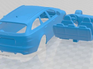 Jaguar XF Wagon 2021 Printable Car 3D Print Model