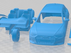 Audi A6 Avant 2019 Printable Car Modelo de impresión 3D