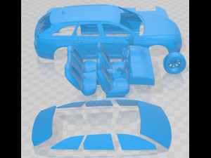 Audi A6 Avant 2019 Printable Car Modelo de impresión 3D