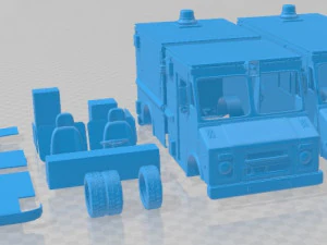 Hot Dog Truck Printable 3D Print Model