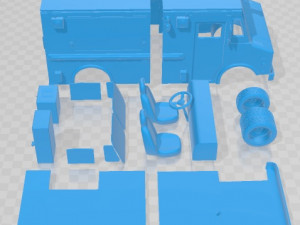 Hot Dog Truck Printable Modèles 3D en vedette