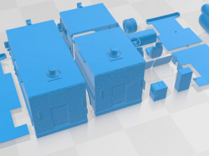 Hot Dog Truck Printable Modèles 3D en vedette