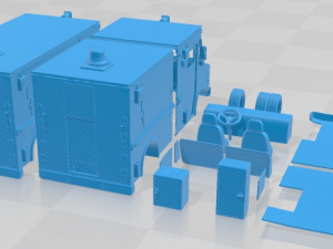 Hot Dog Truck Printable Modèles 3D en vedette