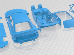 Peugeot 406 Race Printable Car Modelo de impresión 3D