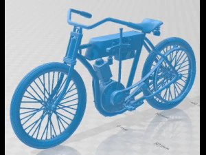 Motocicletta stampabile Harley Davidson 1908 Modello di stampa 3D