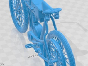 Harley Davidson 1908 Printable Motorbike 3D प्रिंट मॉडल