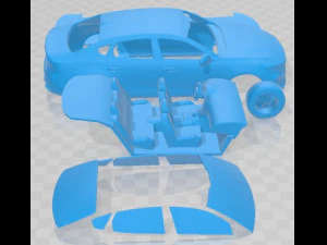 Kia Cadenza 2020 Printable Car 3D Print Model