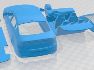 Kia Cadenza 2020 Printable Car Modelo de Impressão 3D