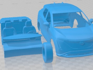 Nissan Ariya 2021 Printable Car Modelo de Impressão 3D